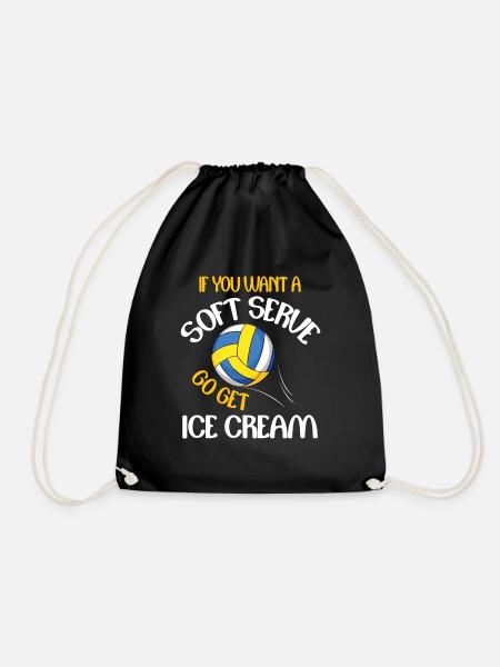 If you want a Soft Serve go get ICE CREAM - Turnbeutel - Schwarz