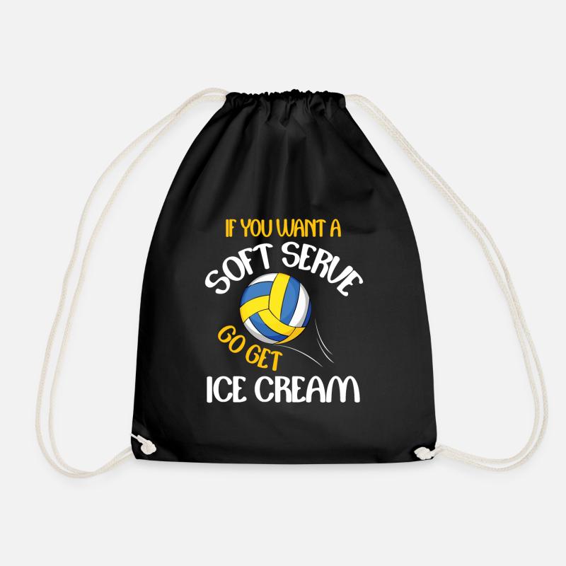 If you want a Soft Serve go get ICE CREAM - Turnbeutel - Schwarz