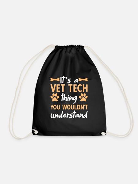 It's A Vet Tech Thing - Turnbeutel - Schwarz