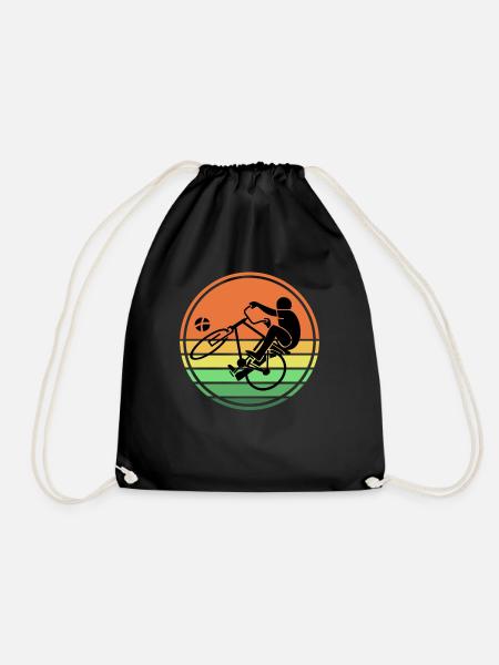 Radball Radballer retro - Drawstring Bag - black