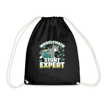 Conception de fauteuil roulant pour handicapés pour une amputation - Sac de sport léger - noir - Devant