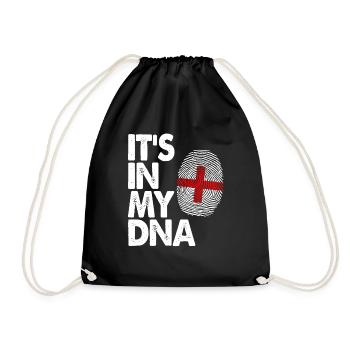 England It's In My DNA British English UK Briton - Drawstring Bag - black - Front