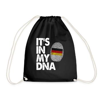 Germany It's In My DNA Deutschland German - Drawstring Bag - black - Front