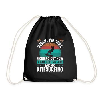 Kitesurf Quitter l’emploi Kite Kiteboard Kiteboard - Sac de sport léger - noir - Devant