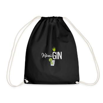 Köni GIN - Turnbeutel - Schwarz - Vorne