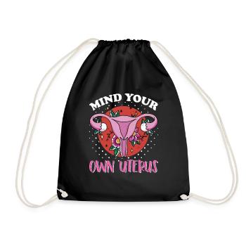 Feminist Womens Rights Female - Turnbeutel - Schwarz - Vorne