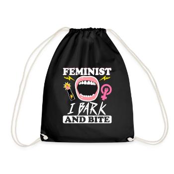 Female Womens Rights Female - Turnbeutel - Schwarz - Vorne