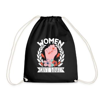 Feminist Womens Rights Female - Turnbeutel - Schwarz - Vorne