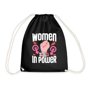 Feminist Womens Rights Female - Turnbeutel - Schwarz - Vorne