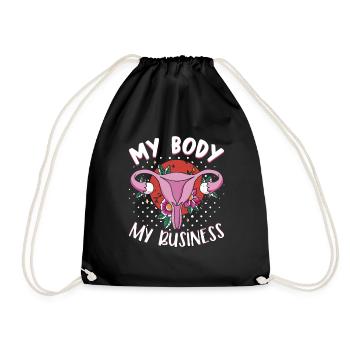 Feminist Womens Rights Female - Turnbeutel - Schwarz - Vorne