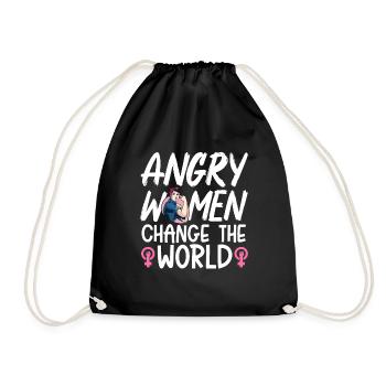 Feminist Womens Rights Female - Turnbeutel - Schwarz - Vorne