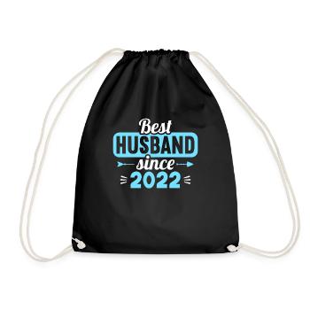 Best Wife Best Husband since 2022 - Drawstring Bag - black - Front