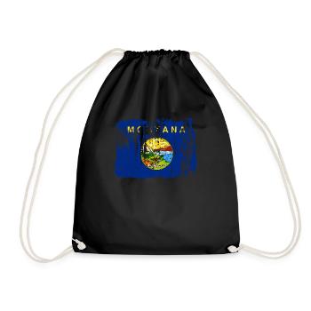 Fier cadeau de résident du Montana - Sac de sport léger - noir - Devant