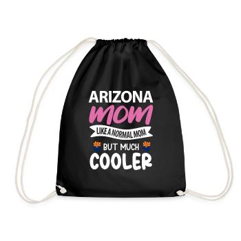 Arizona mutter geschenk - Turnbeutel - Schwarz - Vorne