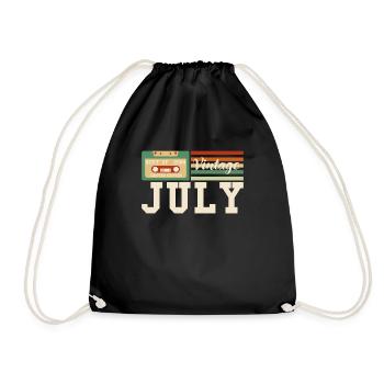 18ème anniversaire Juillet millésime 2004 idée cadeau - Sac de sport léger - noir - Devant