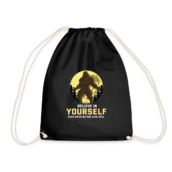 Croyez en vous - Sac de sport léger - noir - Devant