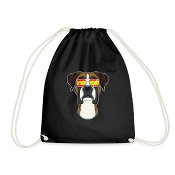 Boxer I Espagne Lunettes de soleil I Drapeau espagnol - Sac de sport léger - noir - Devant