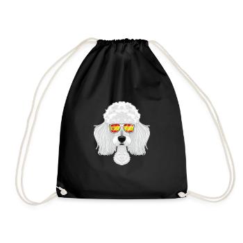 Poodle I Spain Sunglasses I Spanish Flag - Turnbeutel - Schwarz - Vorne