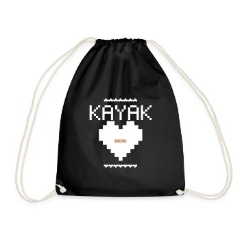 kayak pixel start - Sac de sport léger - noir - Devant