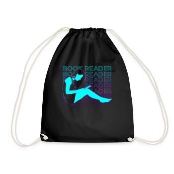 Lecteur de livre Retro Gift - Sac de sport léger - noir - Devant