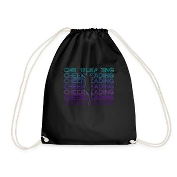 Cheerleading Cheerleader Retro Gift - Sac de sport léger - noir - Devant