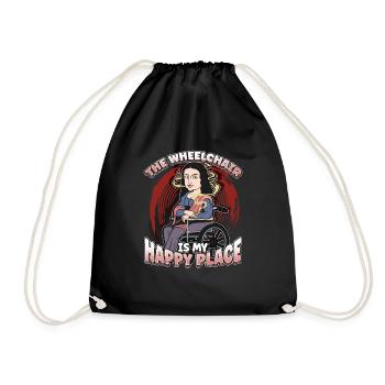 Conception de fauteuil roulant pour handicapés pour une amputation - Sac de sport léger - noir - Devant