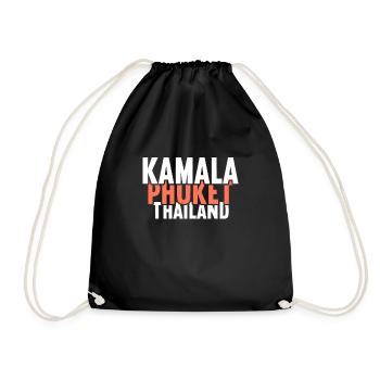 Vintage Thaïlande Asie Coucher de soleil Phuket Kamala - Sac de sport léger - noir - Devant