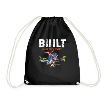 Dessin animé FPV Drone Pilot Freestyle - Sac de sport léger - noir - Devant