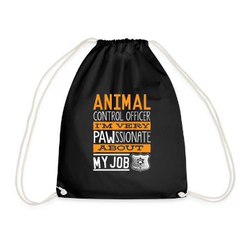 L’agent de contrôle des animaux Pawssionate à propos de mon travail - Sac de sport léger - noir - Devant