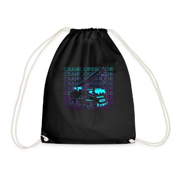 Cadeau rétro de grutier - Sac de sport léger - noir - Devant