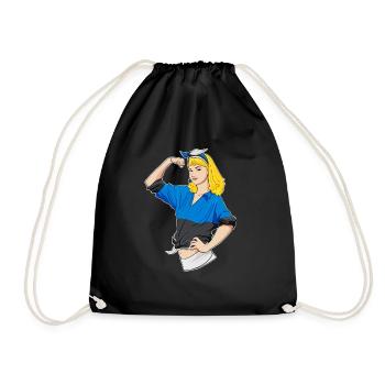Fille estonienne incassable I Héritage estonien I - Sac de sport léger - noir - Devant
