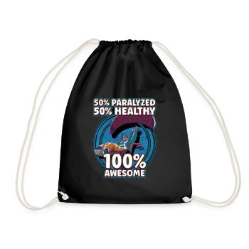 Conception de fauteuil roulant pour handicapés pour une amputation - Sac de sport léger - noir - Devant