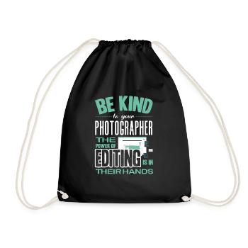 Quota de photographie de photographe - Sac de sport léger - noir - Devant