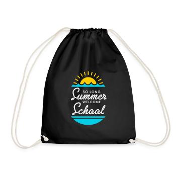 Chemise d’inscription à l’école d’été si longue - Sac de sport léger - noir - Devant