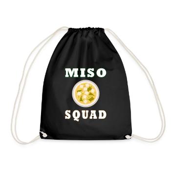 Miso Squad Nouilles Ramen Culture Japonaise - Sac de sport léger - noir - Devant