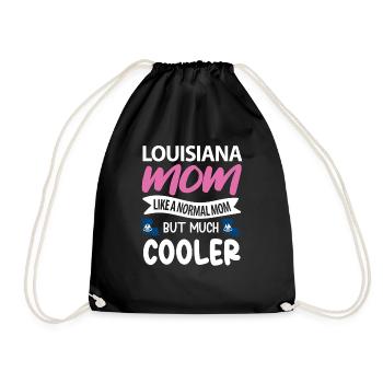 Louisiana mutter geschenk - Turnbeutel - Schwarz - Vorne