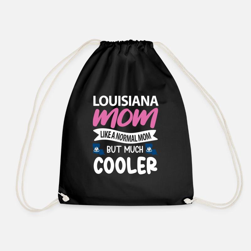 Louisiana mutter geschenk - Turnbeutel - Schwarz