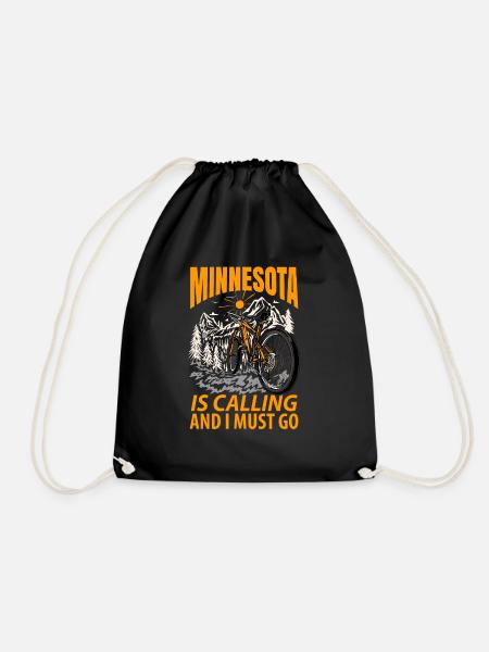 Cadeau d’aventure au Minnesota - Sac de sport léger - noir