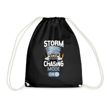 Storm Chaser Hurricane Meteorology - Turnbeutel - Schwarz - Vorne