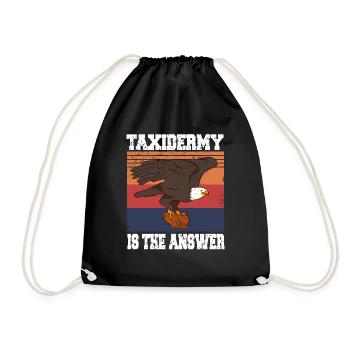 La taxidermie est la réponse - Sac de sport léger - noir - Devant