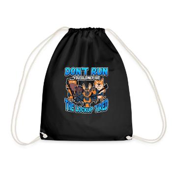 Law Enforcement Design for a Police Officer - Drawstring Bag - black - Front