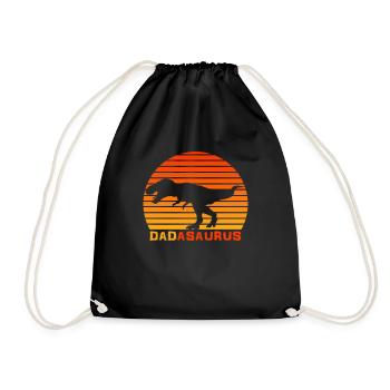 Papa Dinosaure dadasaurus Pour Papa - Sac de sport léger - noir - Devant