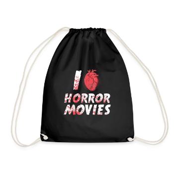J’adore Horror Movie Night Horror Movie Halloween - Sac de sport léger - noir - Devant
