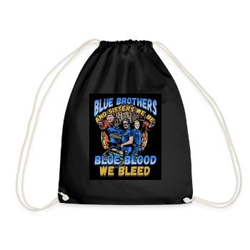 Law Enforcement Design for a Police Officer - Drawstring Bag - black - Front