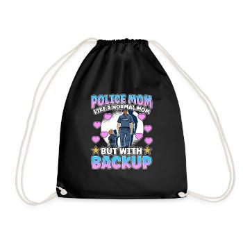 Law Enforcement Design for a Police Officer - Drawstring Bag - black - Front
