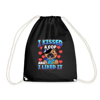 Law Enforcement Design for a Police Officer - Drawstring Bag - black - Front