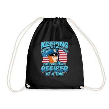 Law Enforcement Design for a Police Officer - Drawstring Bag - black - Front
