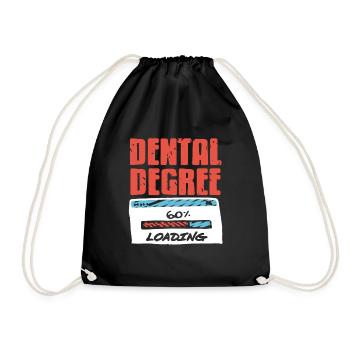 Diplôme dentaire 60% Chargement Cool Dentiste T-Shirt - Sac de sport léger - noir - Devant