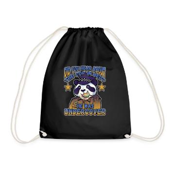 Law Enforcement Design for a Police Officer - Drawstring Bag - black - Front