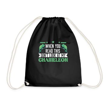 Chameleon amant Chameleon - Sac de sport léger - noir - Devant